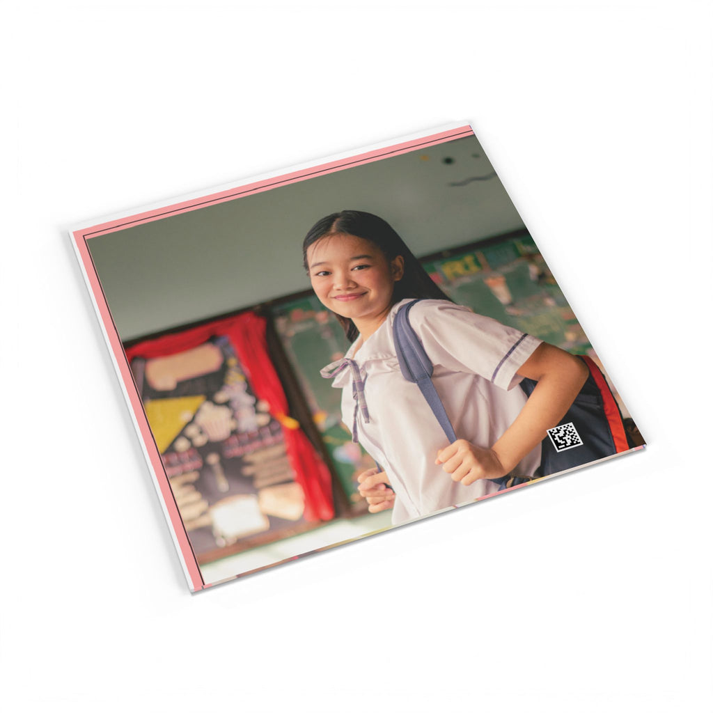 Softcover Photo Book — 'Kind Heart' Girl Helping Others Keepsake