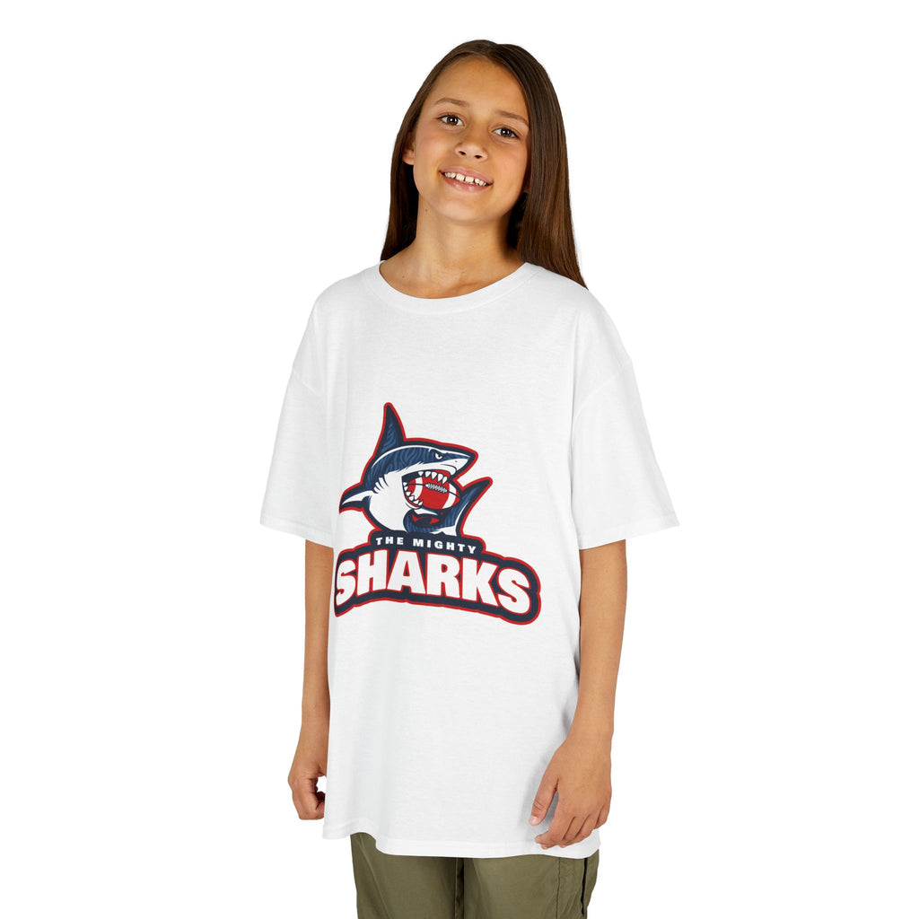 Kids Sharks Team Tee — 'Night Sharks' Logo Youth T-Shirt