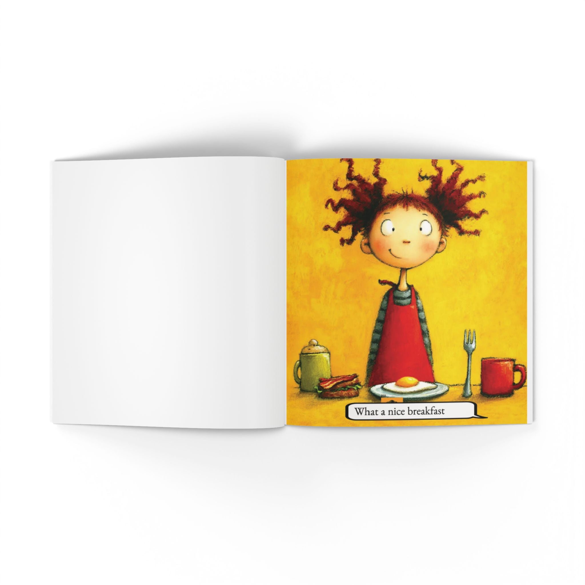 Softcover Photo Book — 'Kind Heart' Girl Helping Others Keepsake